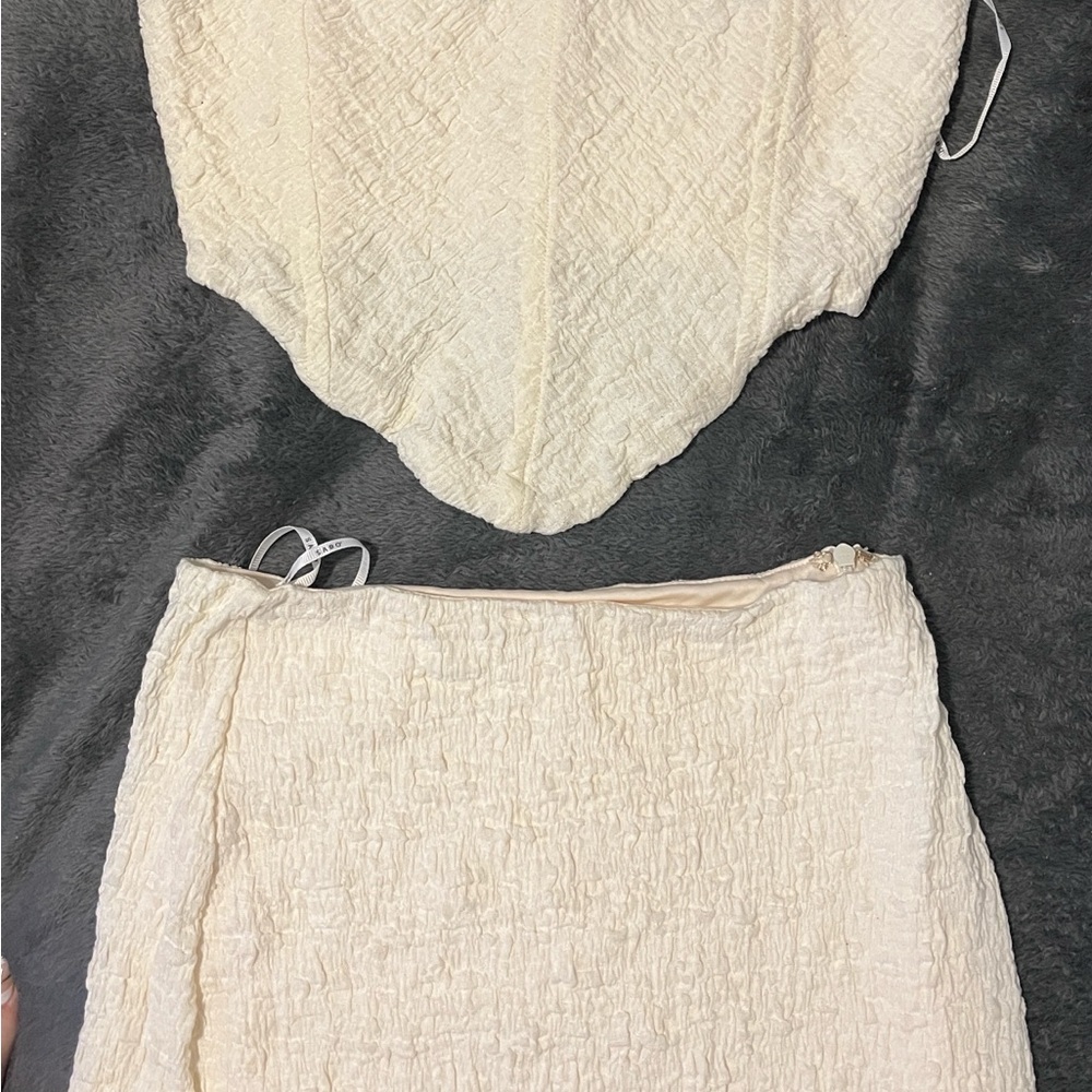 Sabo Skirt Cream Skirt Set